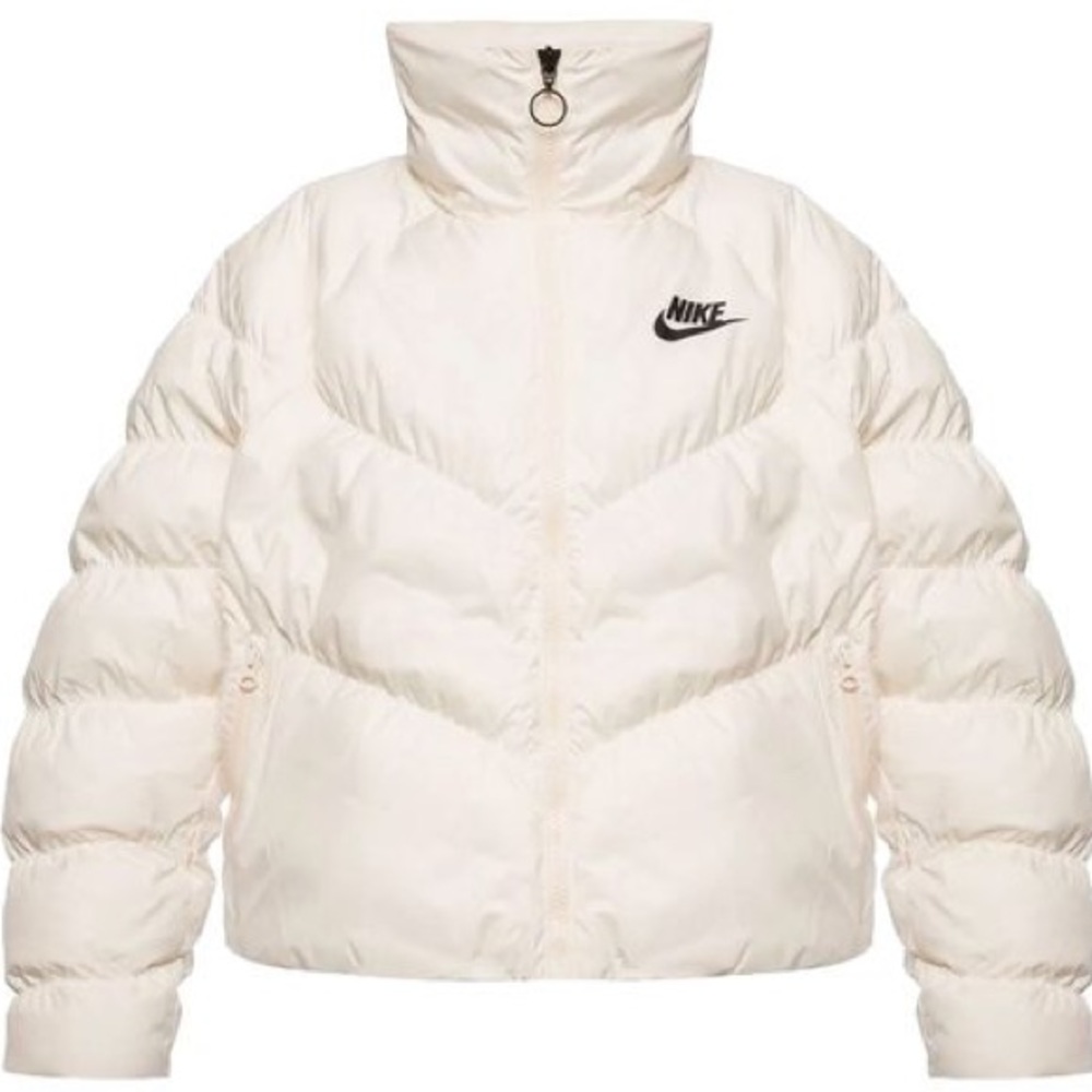 Womens Nike Cream Off White Puffer EUC